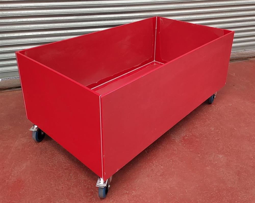 Welded Plastic Waste Container